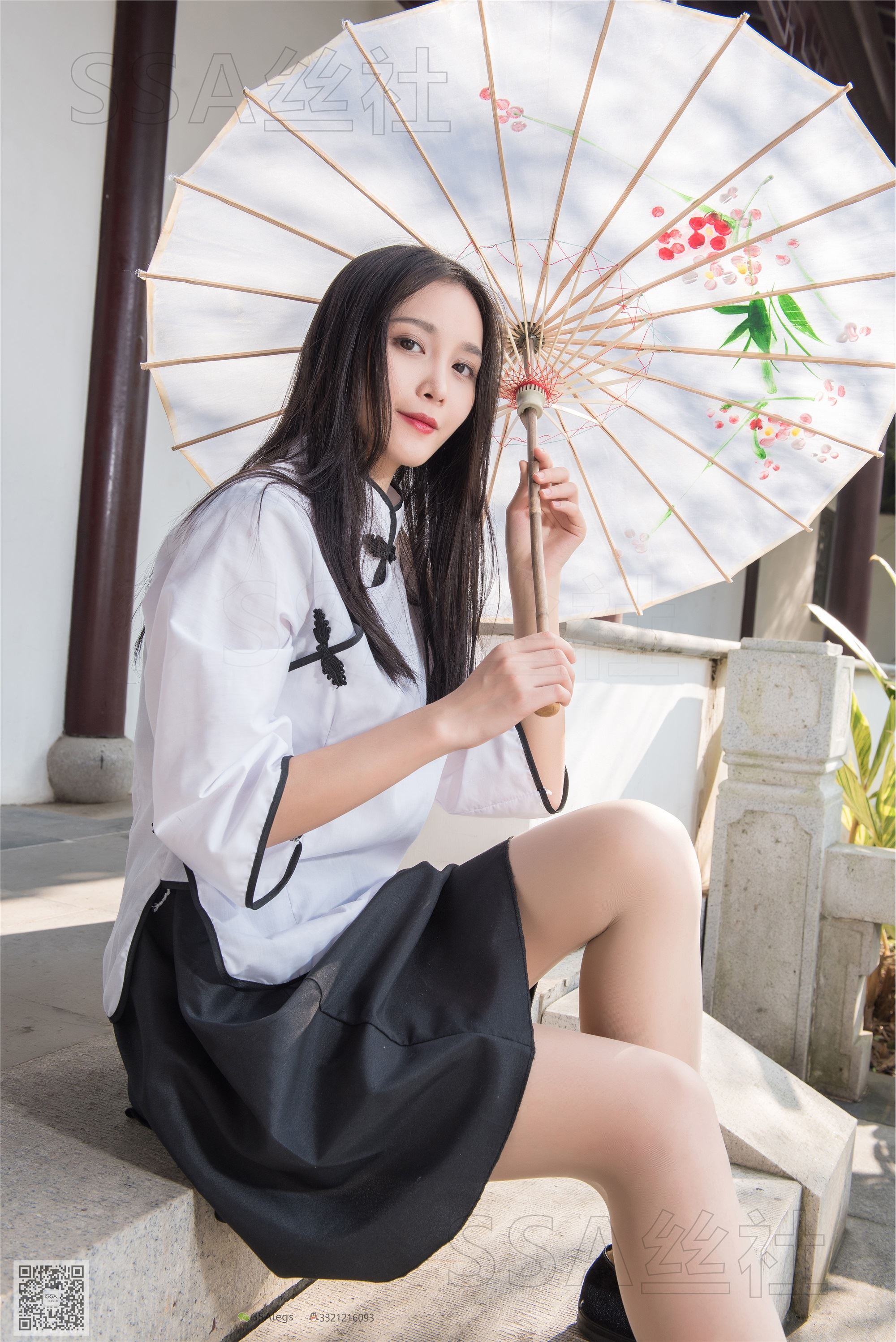 SSA丝社 超清写真 NO.068 君君 民国学妹肉丝白袜